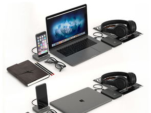 专业C4D笔记本电脑模型 办公休闲桌面场景的理想选择